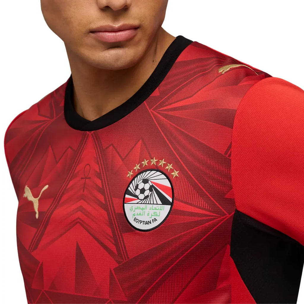 Egypt National Team FIFA Puma Men Red 2026 Home Replica Jersey product image 5, provided for visual reference and product