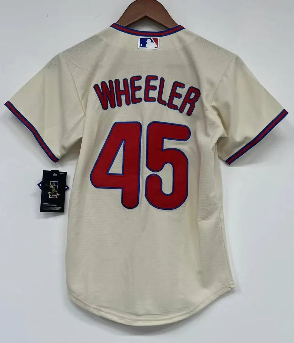 Zack Wheeler YOUTH KIDS Philadelphia Phillies Official MLB product image 1