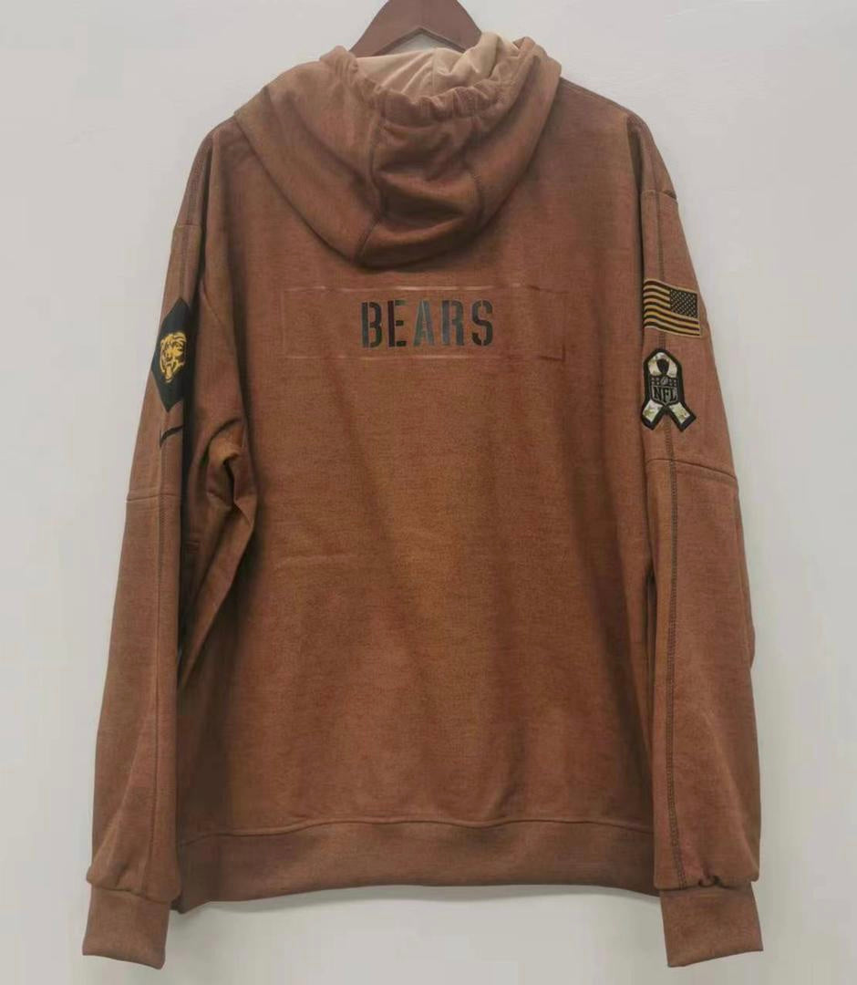 Chicago Bears Salute to Service hoodie 2023 product image 2