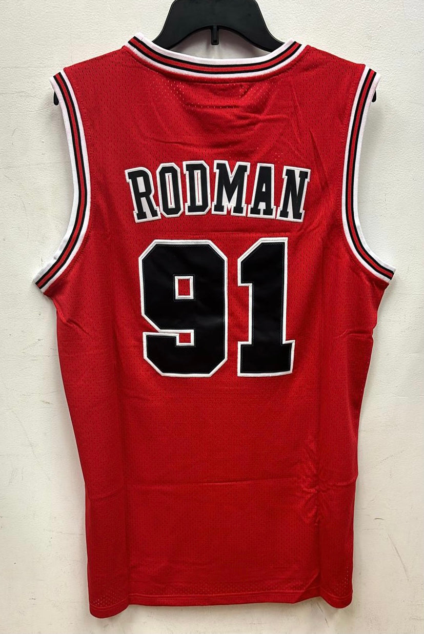 Dennis Rodman Chicago Bulls Official NBA Jersey Mitchell & product image 2