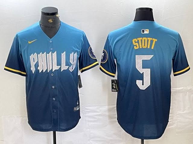 Bryson Stott Philadelphia Phillies Blue City Connect MLB product image 3