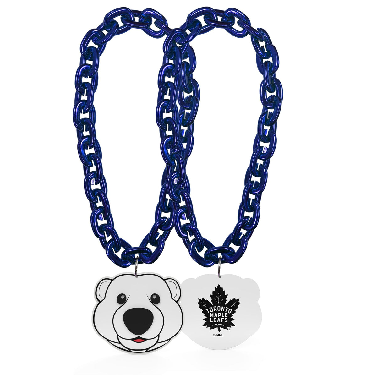 Carlton Toronto Maple Leafs NHL FanFave FanChain Mascot Royal Chain Necklace product image 1, provided for visual reference