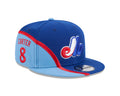 Gary Carter Montreal Expos MLB New Era Men Royal Blue/Light Blue 9Fifty Name & Number Snapback product image 1, provided for