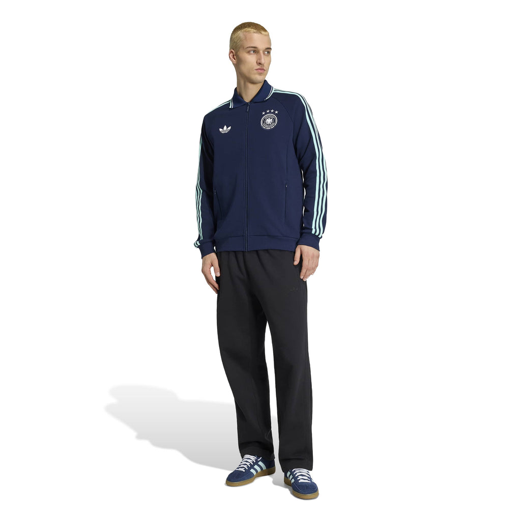 Germany National Team FIFA Adidas Men Navy Anthem Jacket product image 4, provided for visual reference and product detail