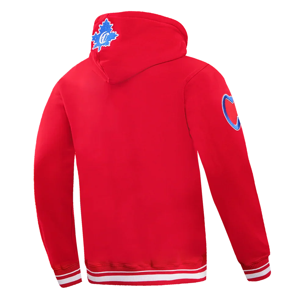 Montreal Canadiens NHL Pro Standard Men Red Retro Classic Pullover Hoodie product image 3, provided for visual reference and