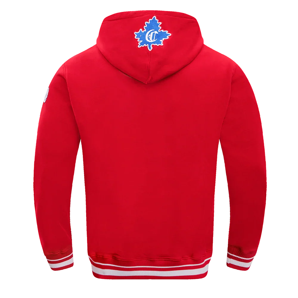 Montreal Canadiens NHL Pro Standard Men Red Retro Classic Pullover Hoodie product image 4, provided for visual reference and