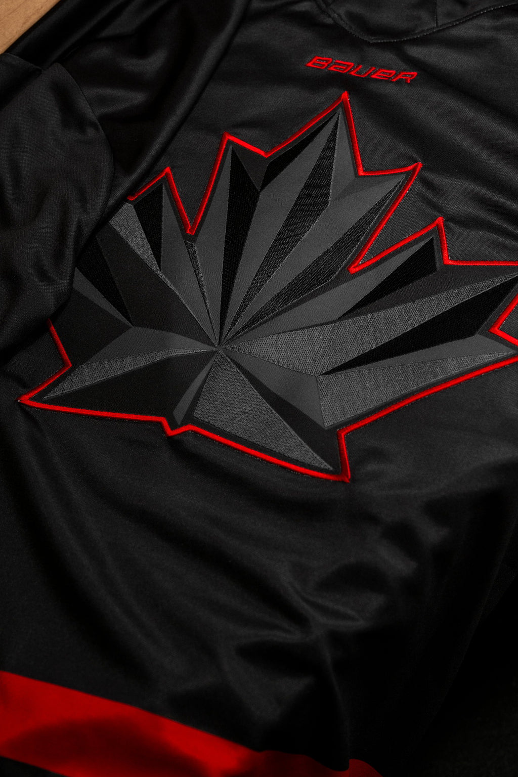 Hockey Canada IIHF Bauer Men Black 2026 Replica Jersey product image 5, provided for visual reference and product detail