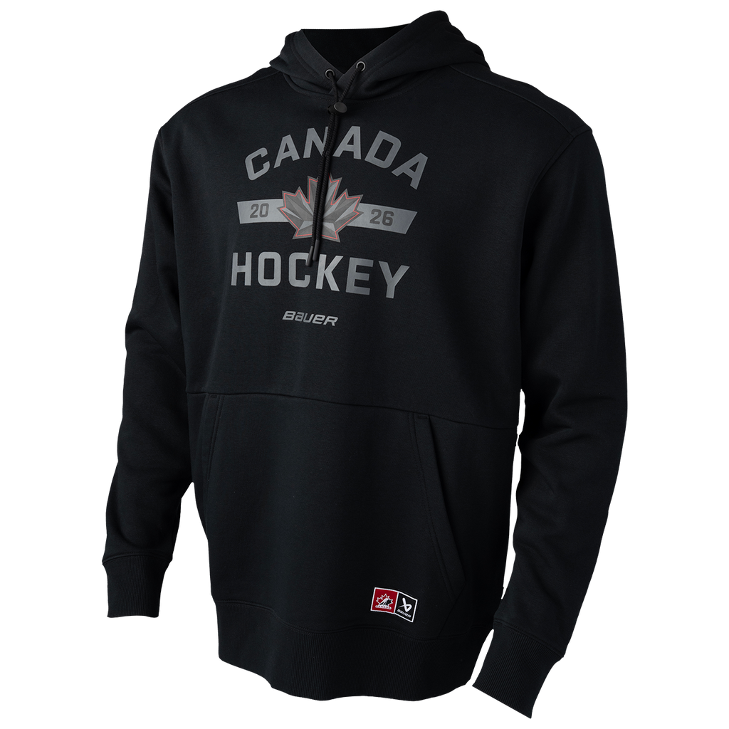 Hockey Canada IIHF Bauer Men Black Pullover Hoodie product image 3, provided for visual reference and product detail review