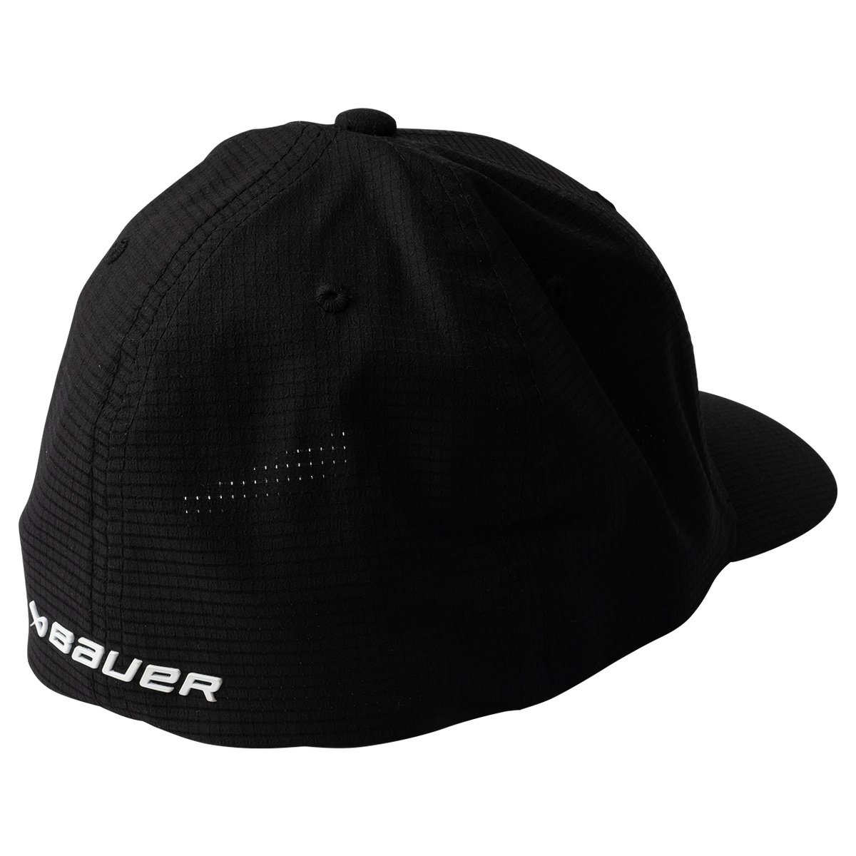 Hockey Canada IIHF Bauer Men Black Elastafit Stretch Fit Hat product image 2, provided for visual reference and product