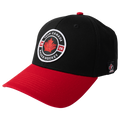 Hockey Canada IIHF Bauer Men Black/Red Two Tone Adjustable Hat product image 1, provided for visual reference and product