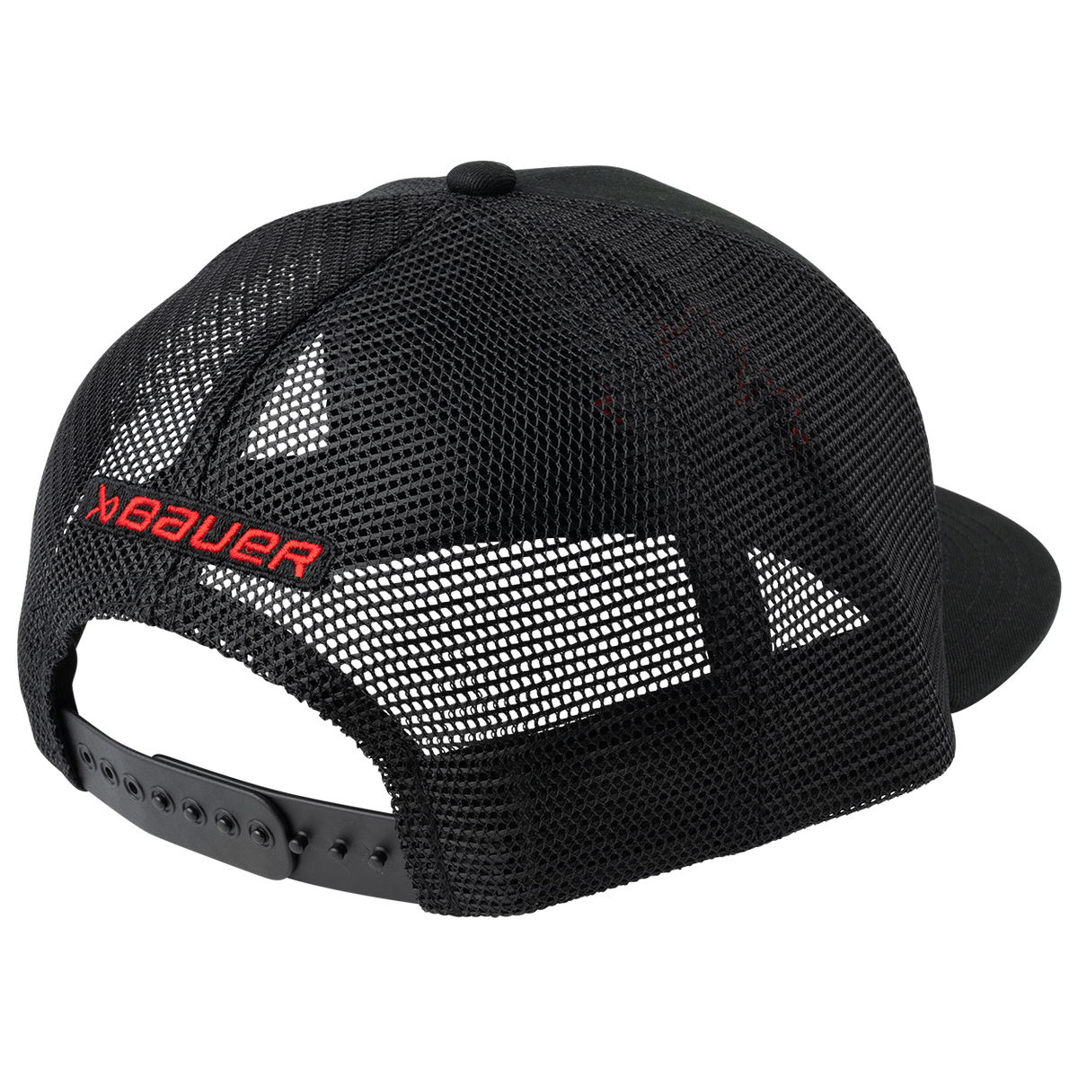 Hockey Canada IIHF Bauer Men Black Trucker Snapback product image 2, provided for visual reference and product detail review