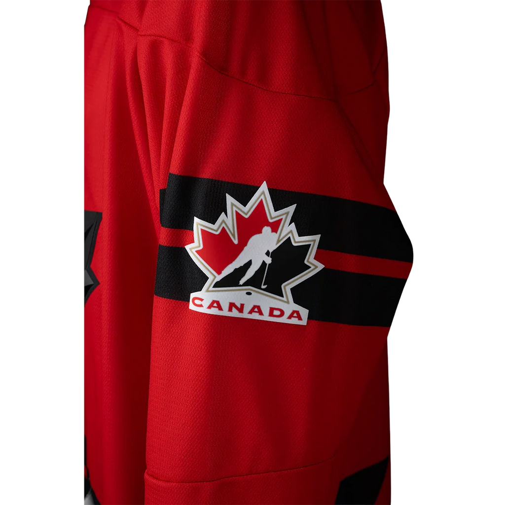 Hockey Canada IIHF Bauer Men Red 2026 Semi Pro Jersey product image 7, provided for visual reference and product detail