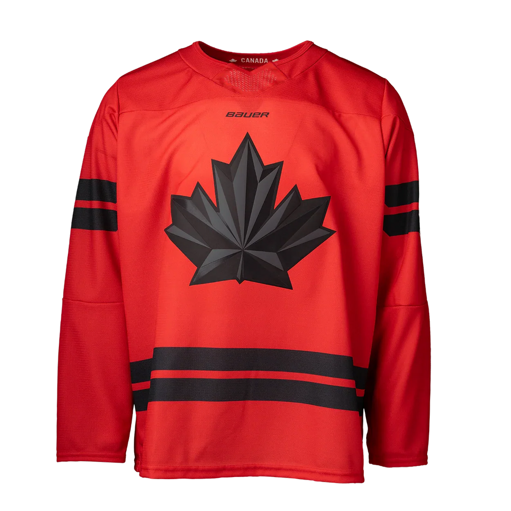Hockey Canada IIHF Bauer Men Red 2026 Semi Pro Jersey product image 1, provided for visual reference and product detail