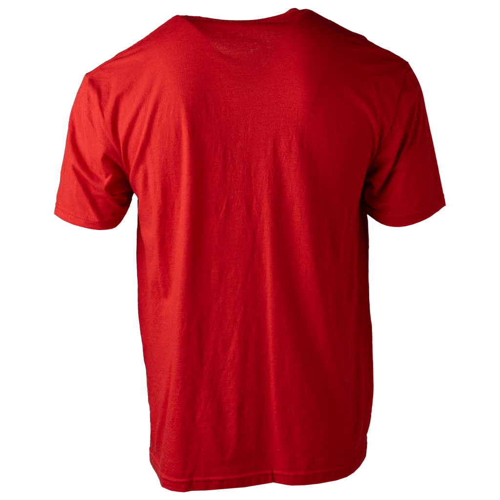 Hockey Canada IIHF Bauer Men Red Stacked T-Shirt product image 2, provided for visual reference and product detail review