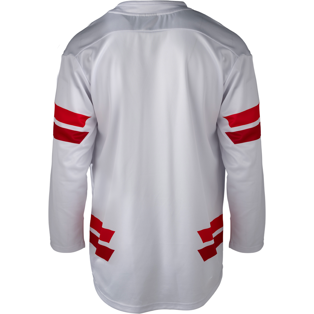 Hockey Canada IIHF Bauer Men White 2026 Replica Jersey product image 2, provided for visual reference and product detail