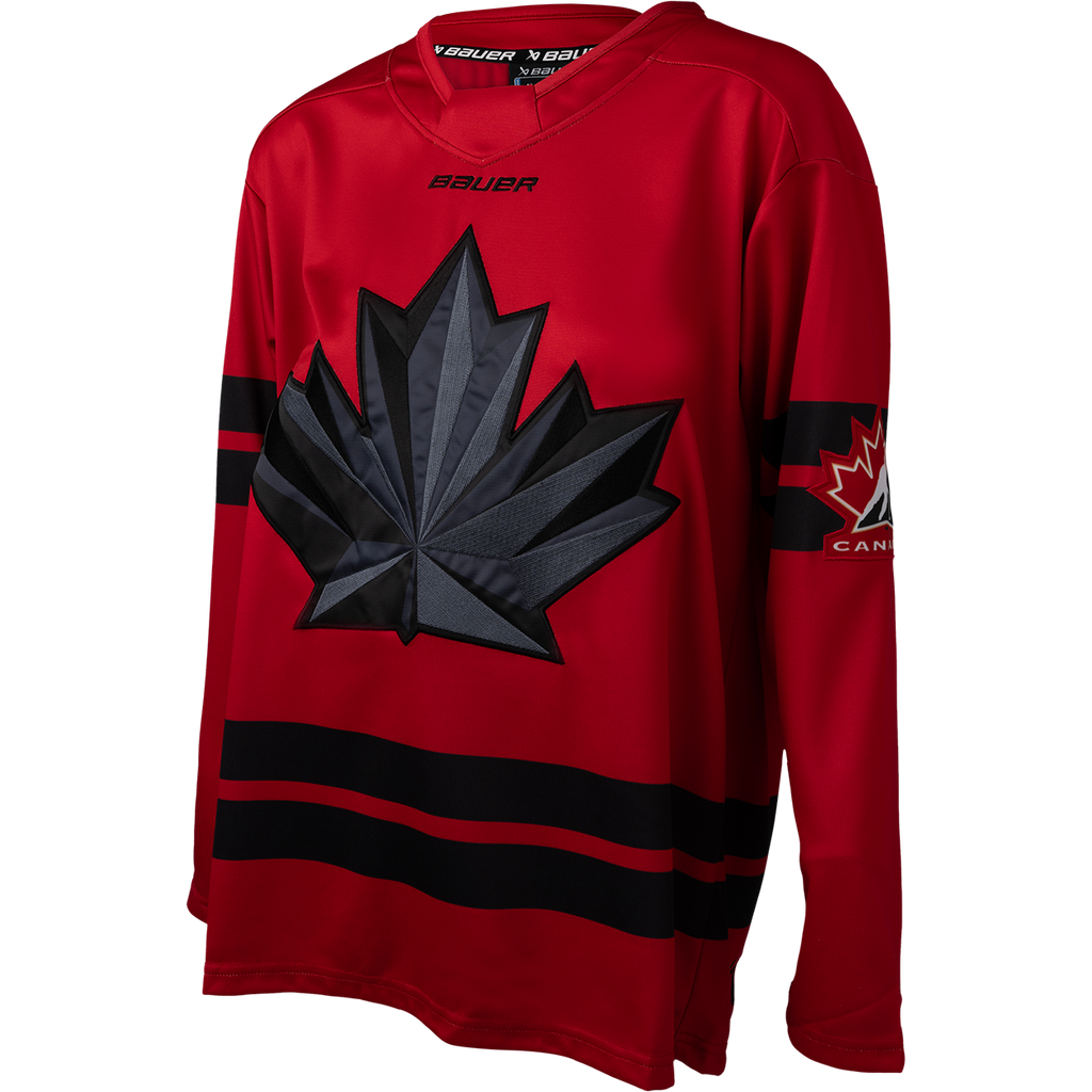 Hockey Canada IIHF Bauer Women Red 2026 Replica Jersey product image 3, provided for visual reference and product detail