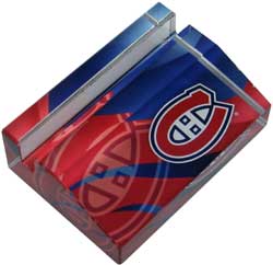 Montreal Canadiens NHL Business Card Holder Crystal Collectibles product image 1, provided for visual reference and product