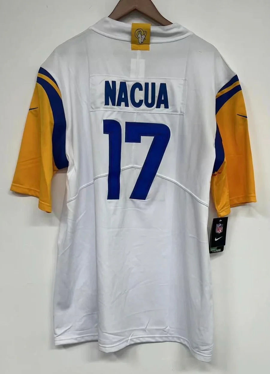 Puka Nacua Los Angeles Rams Official NFL Nike Jersey white product image 1