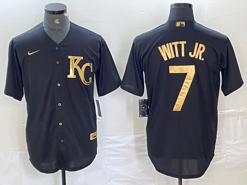 Bobby Witt Jr. Kansas City Royals Jersey Nike black product image 1