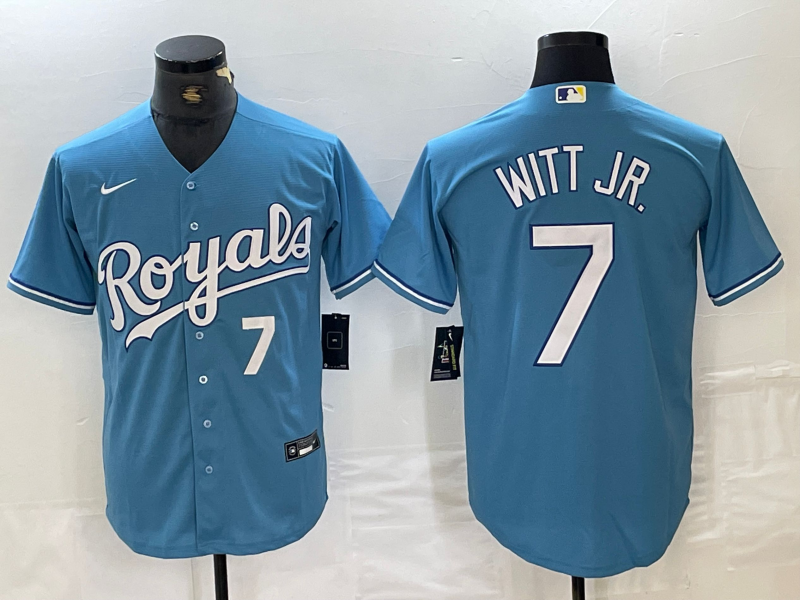 Bobby Witt Jr. Kansas City Royals Jersey Nike blue product image 1