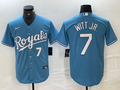 Bobby Witt Jr. Kansas City Royals Jersey Nike blue product image 1