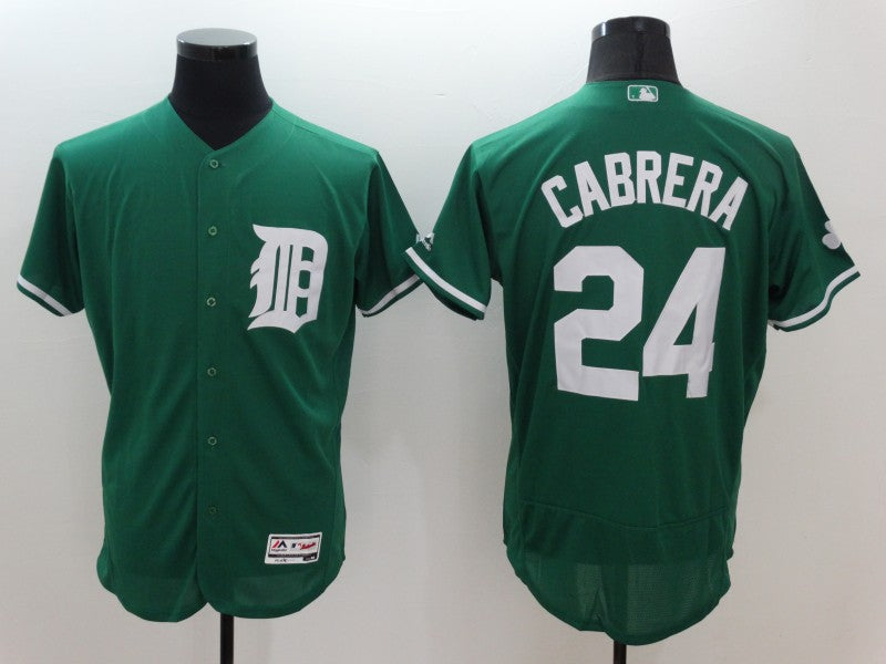 Miguel Cabrera Detroit Tigers St. Patrick’s Day Green Jersey product image 1
