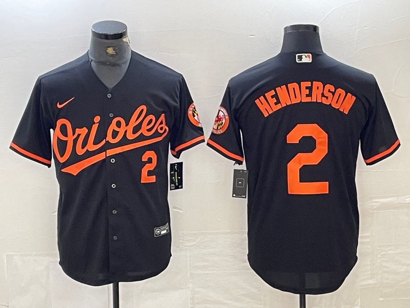 Gunnar Henderson Baltimore Orioles jersey Nike black product image 1