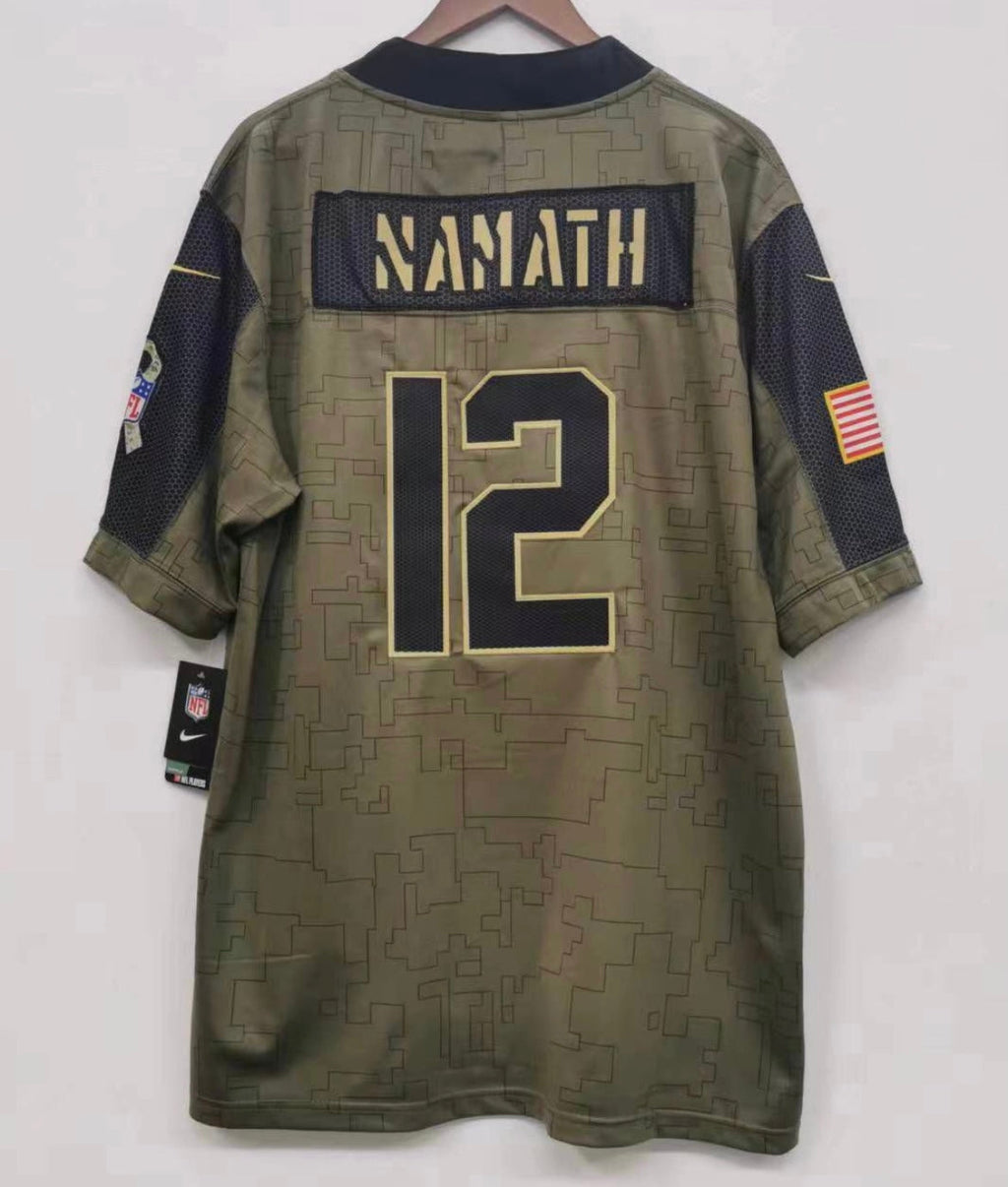 Joe Namath New York Jets military salute to service Jersey product image 1