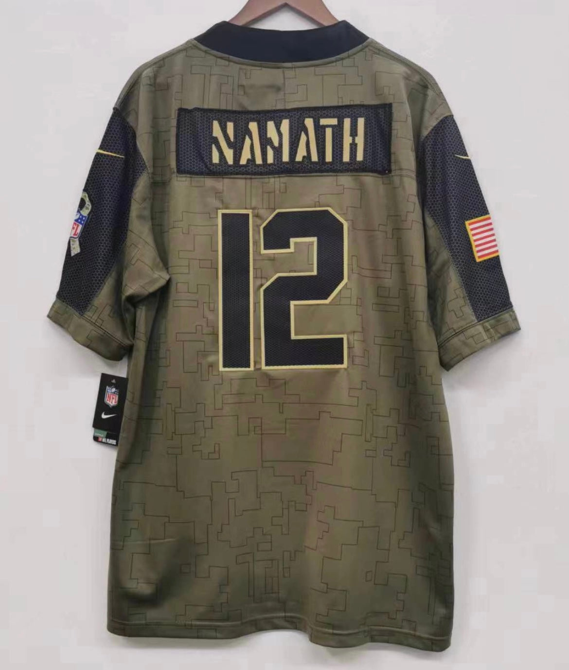 Joe Namath New York Jets military salute to service Jersey product image 1