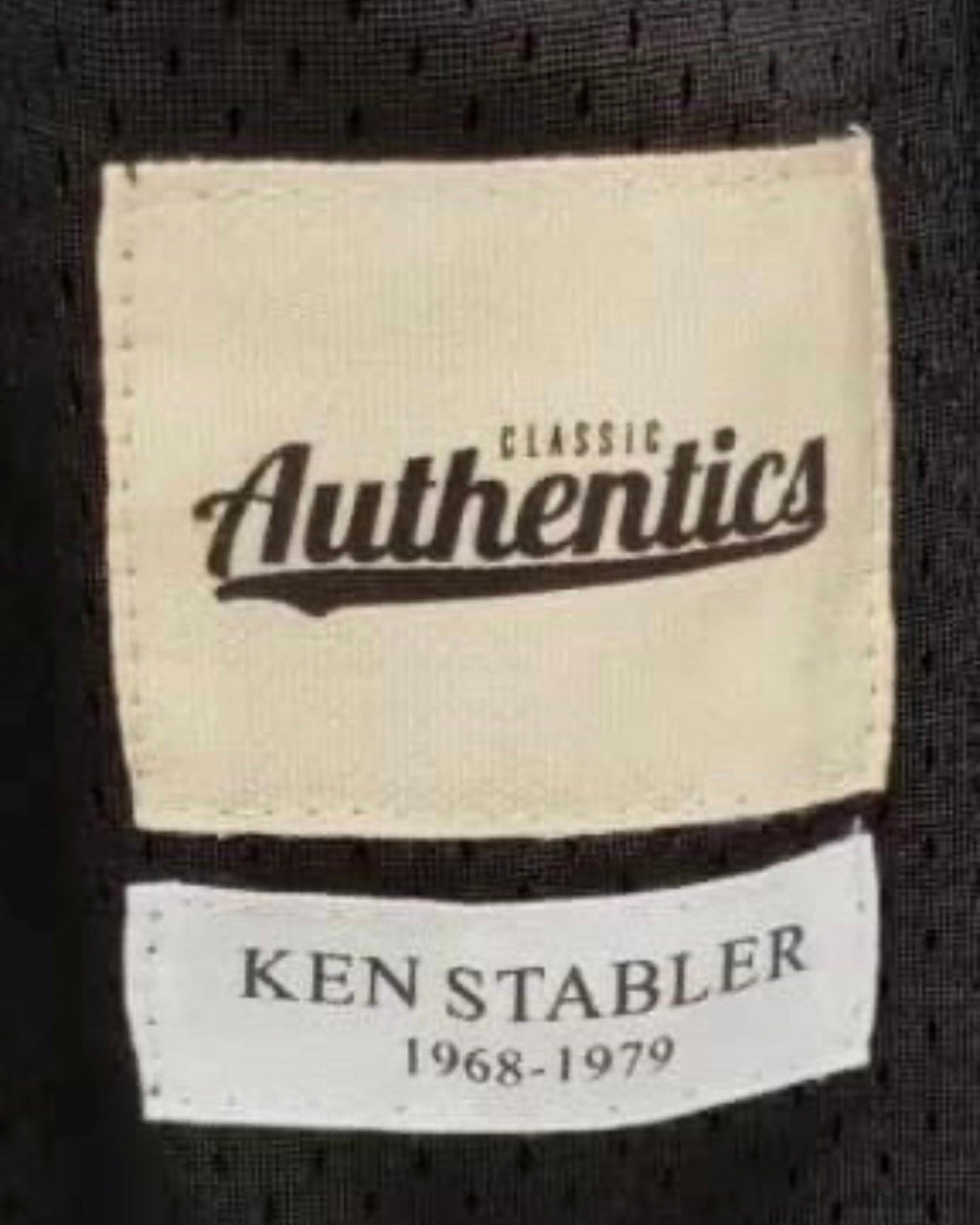 Ken Stabler Oakland Las Vegas Raiders Classic Authentics product image 3