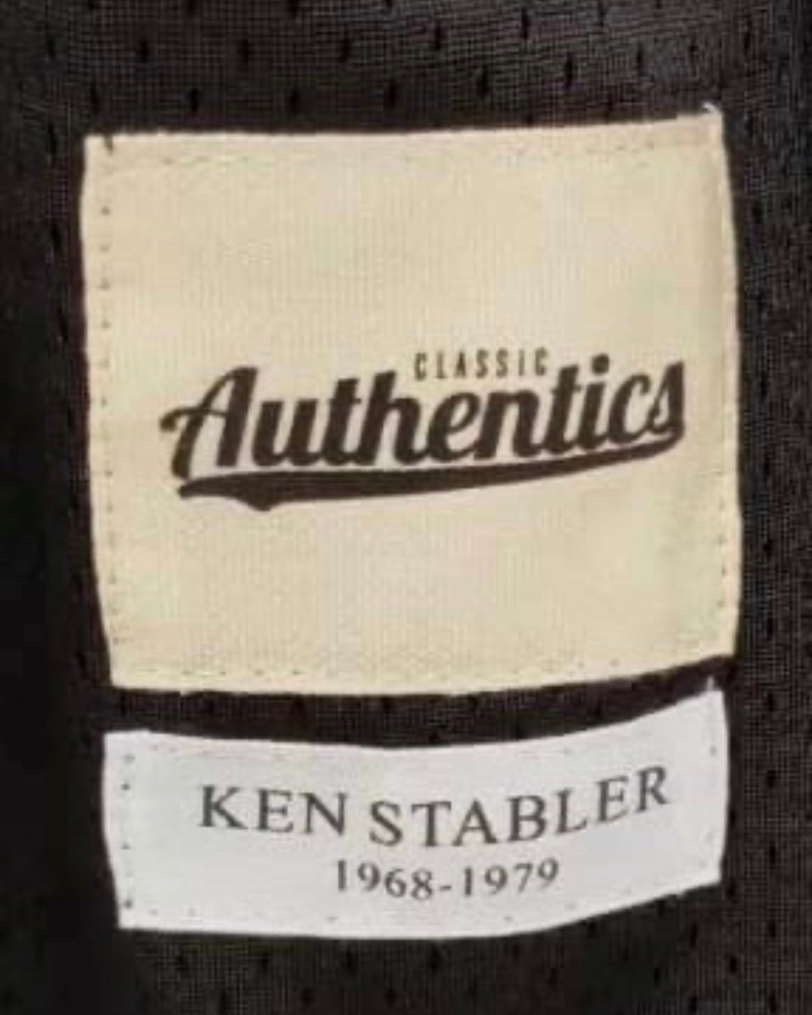 Ken Stabler Oakland Las Vegas Raiders Classic Authentics product image 3