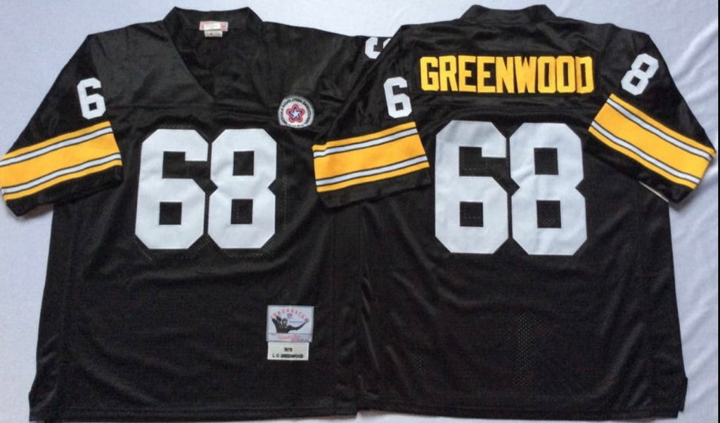L.C. Greenwood Pittsburgh Steelers Jersey black Mitchell & product image 1