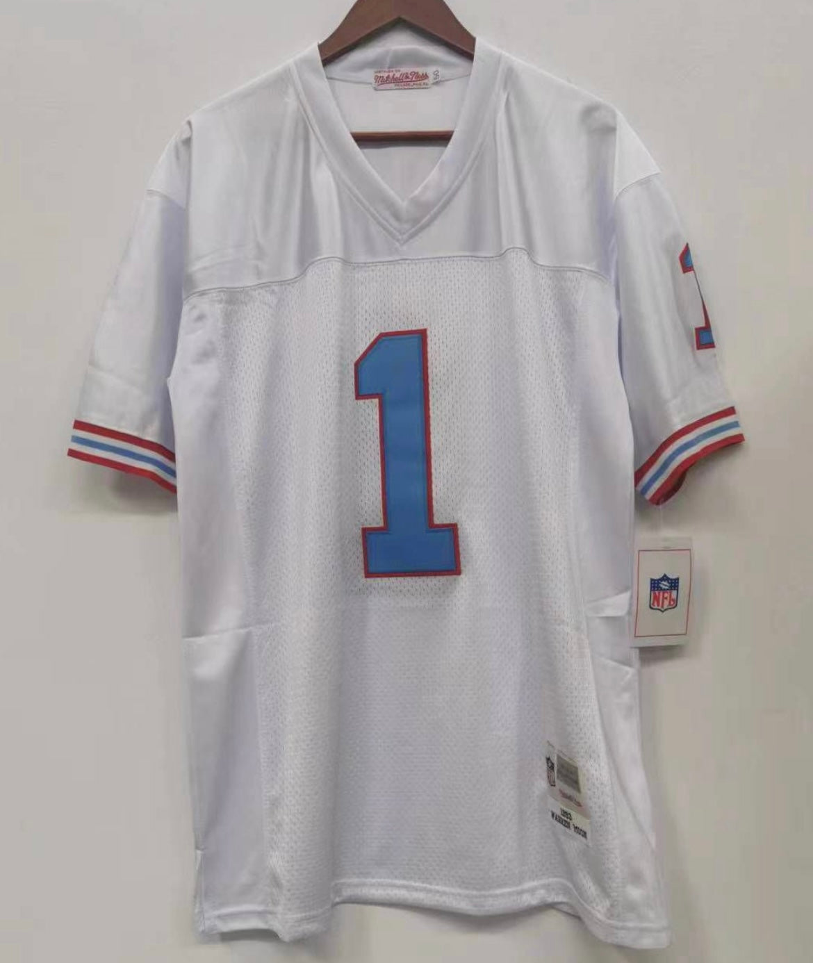Warren Moon 1993 Houston Oilers Official NFL Mitchell & product image 2