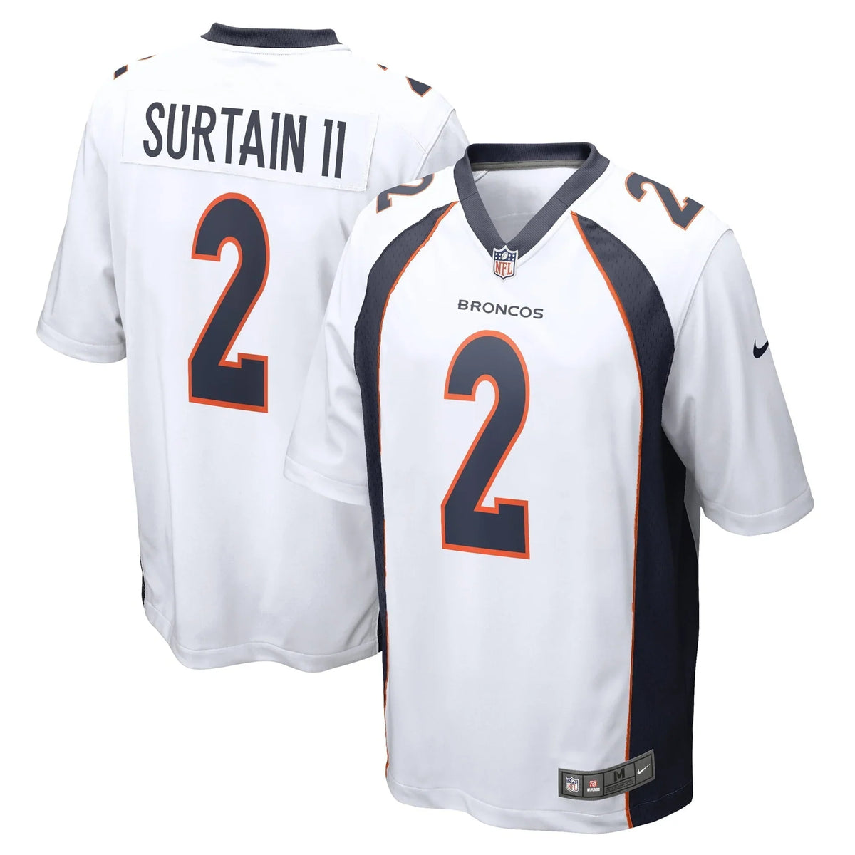 Patrick Surtain II Denver Broncos NFL Nike Jersey white product image 2