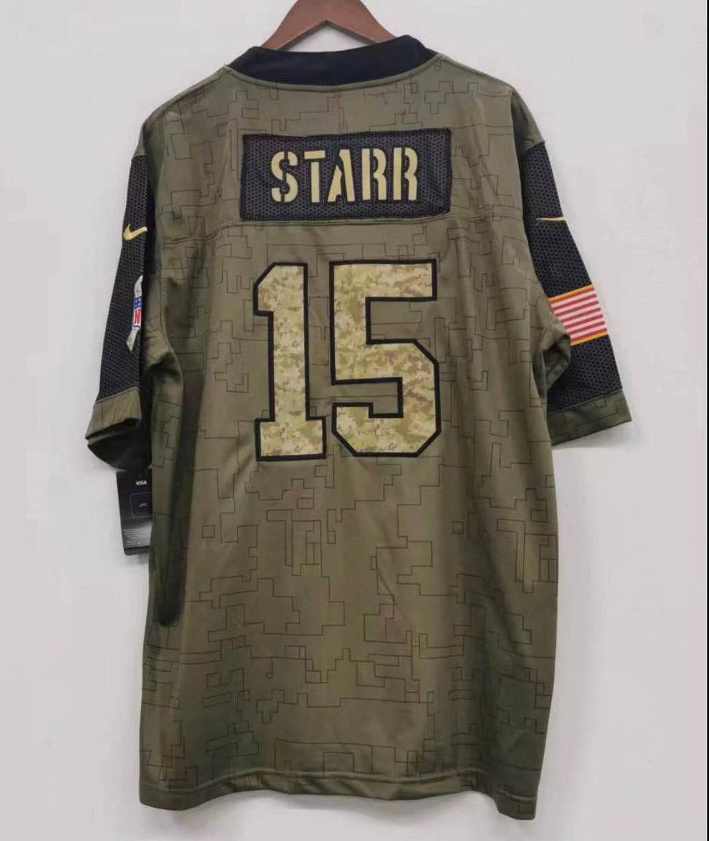 Bart Starr Green Bay Packers NFL military salute to service product image 1