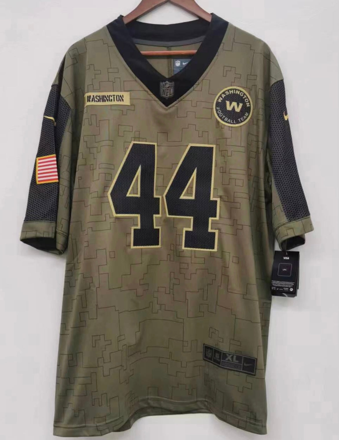 John Riggins Washington Commanders Redskins military salute product image 2