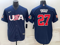 Mike Trout Team USA Baseball jersey Nike blue product image 1
