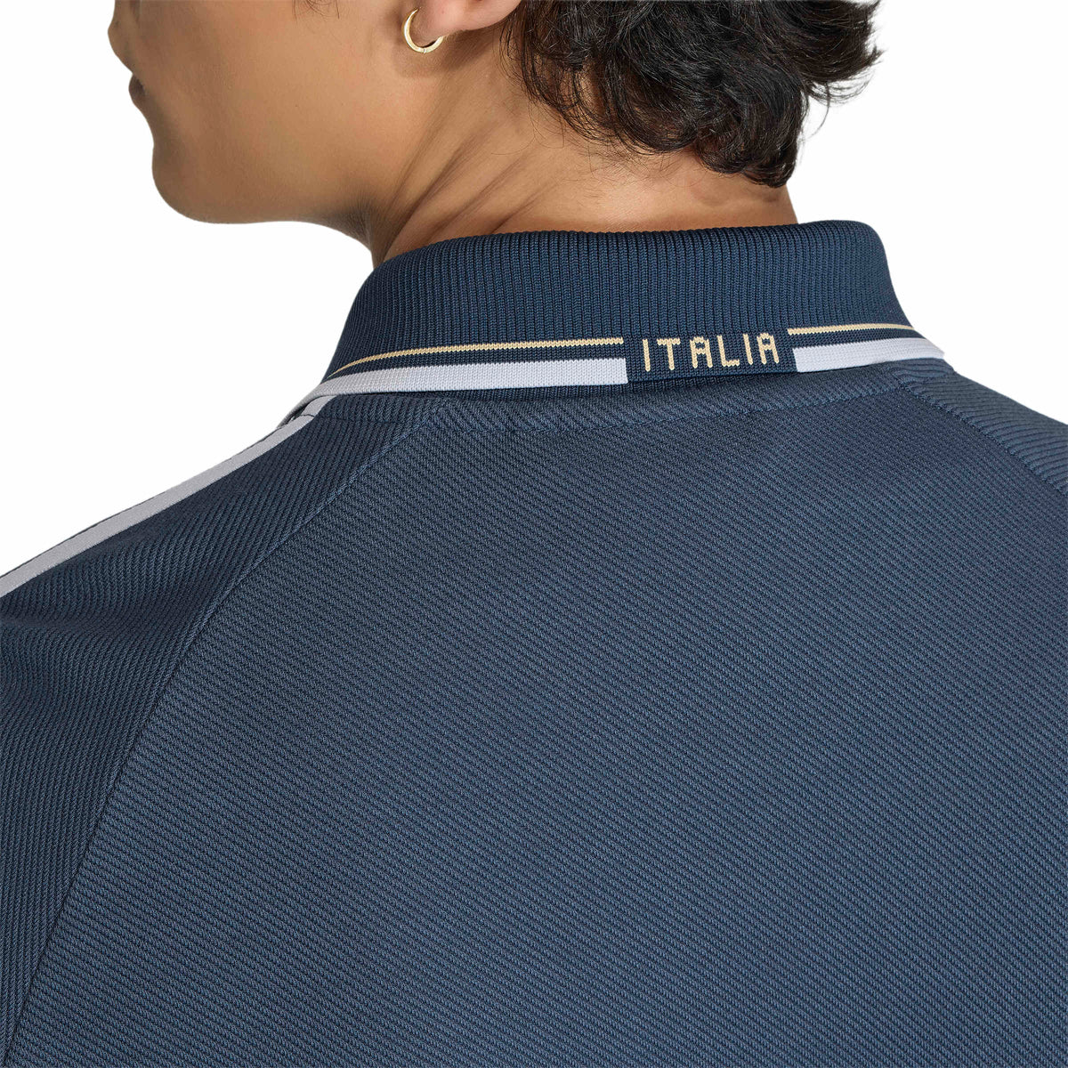 Italy National Team FIFA Adidas Men Blue Anthem Jacket product image 5, provided for visual reference and product detail