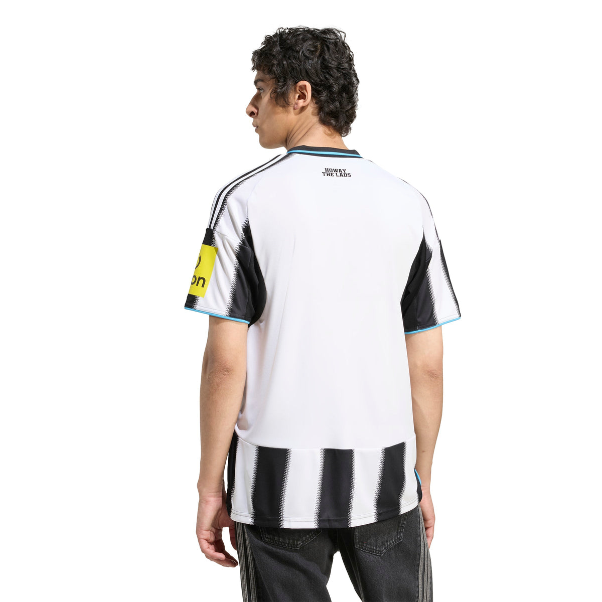Newcastle United FC EPL Adidas Men White 2025/26 Home Replica Jersey product image 3, provided for visual reference and