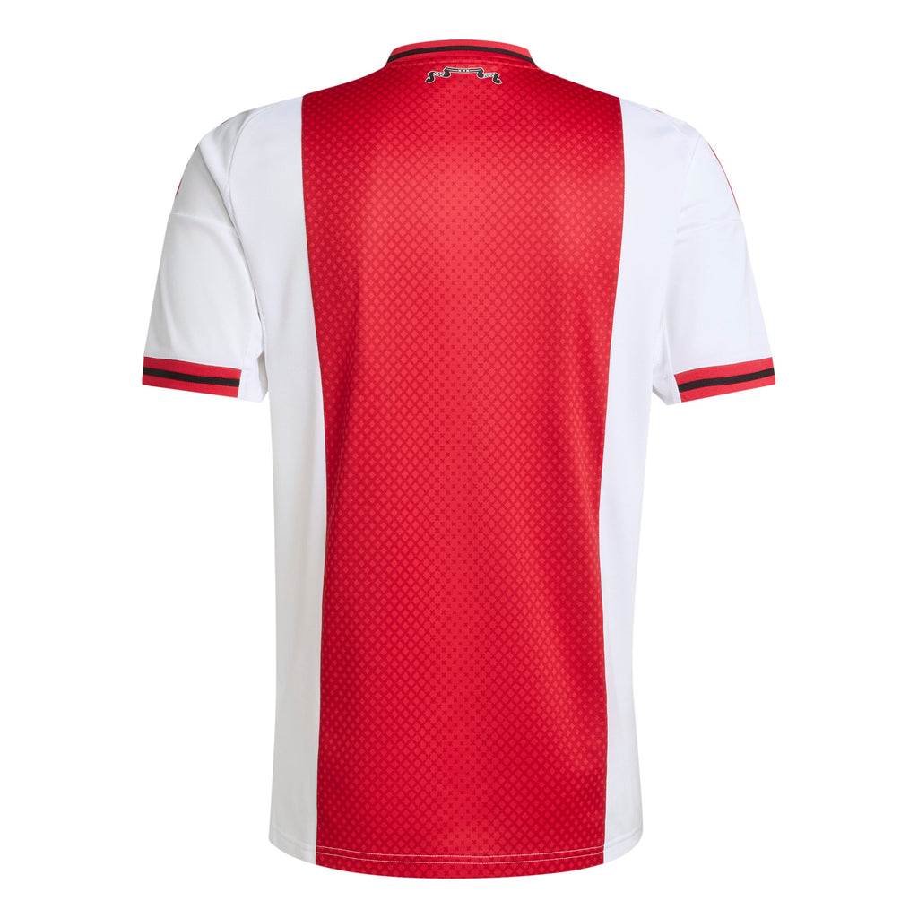 Ajax Eredivisie Adidas Men Red 2025/26 Home Replica Jersey product image 2, provided for visual reference and product detail