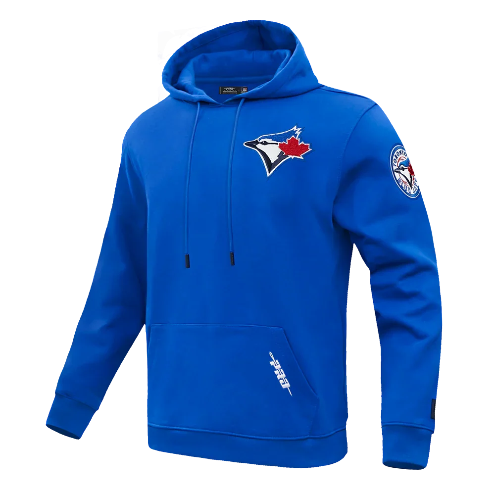 Toronto Blue Jays MLB Pro Standard Men Royal Blue Chenille Classic Pullover Hoodie product image 1, provided for visual
