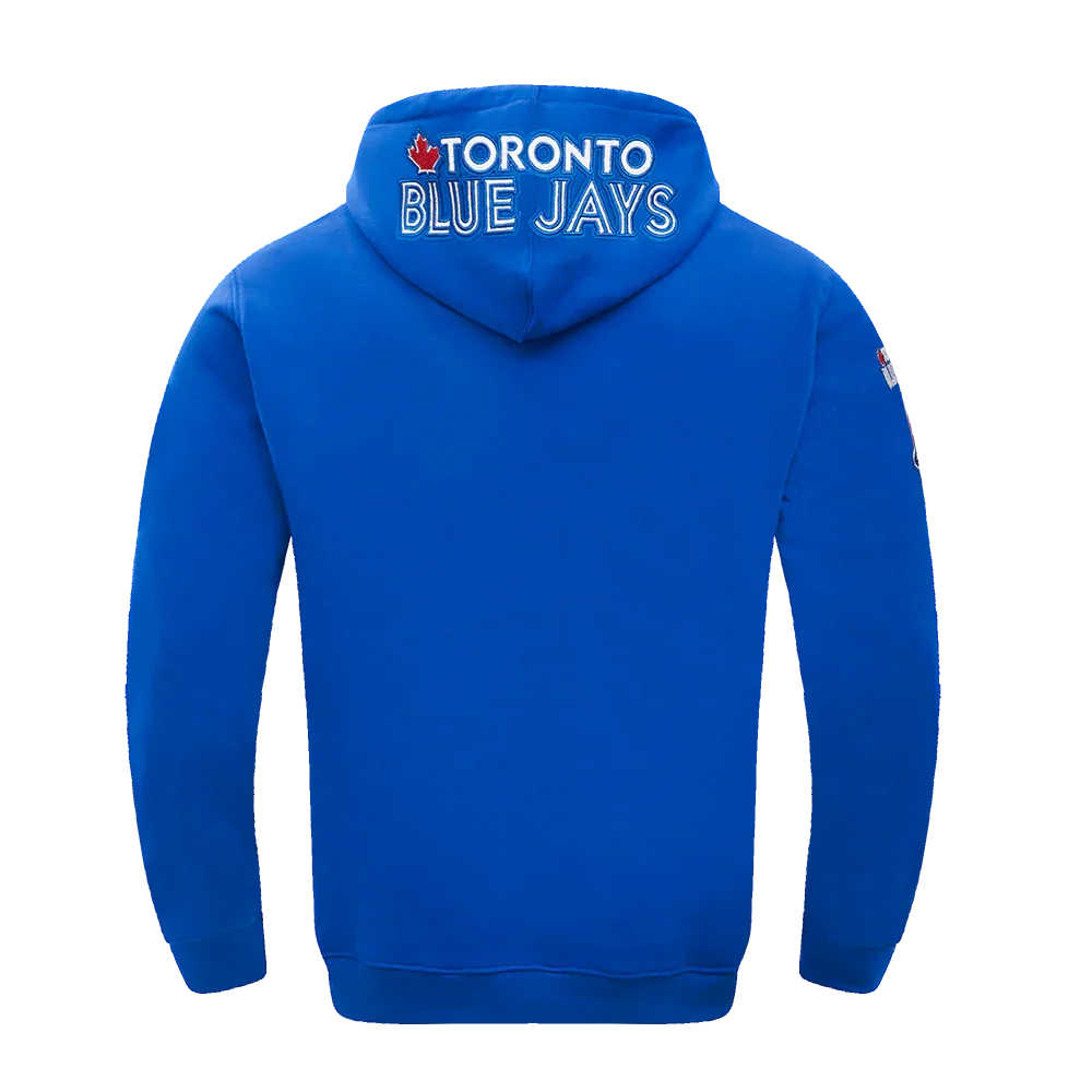 Toronto Blue Jays MLB Pro Standard Men Royal Blue Chenille Classic Pullover Hoodie product image 3, provided for visual