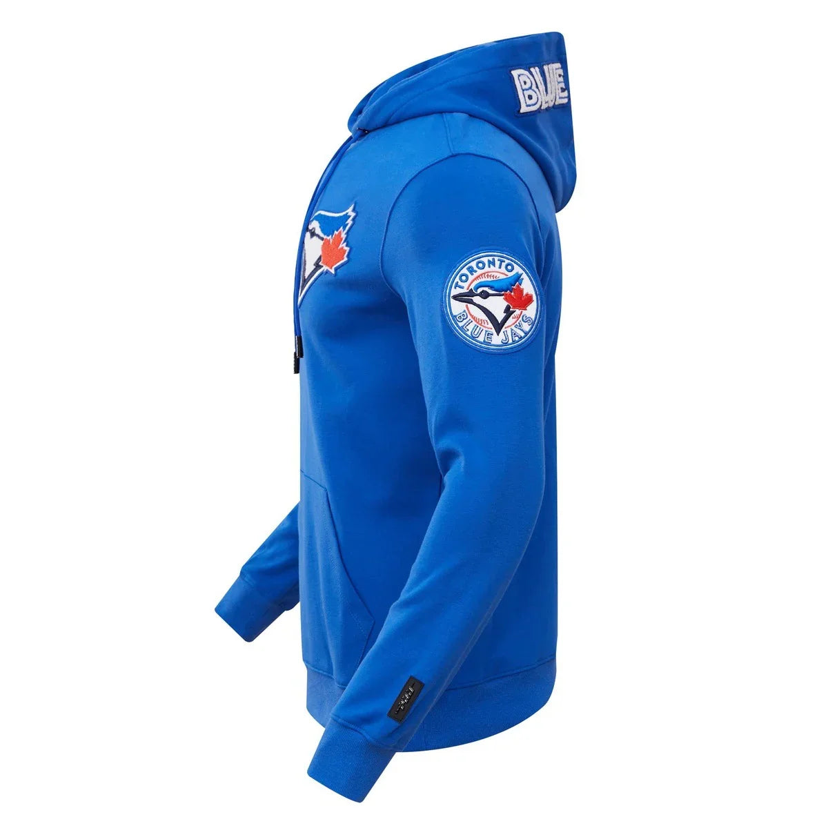Toronto Blue Jays MLB Pro Standard Men Royal Blue Chenille Classic Pullover Hoodie product image 5, provided for visual