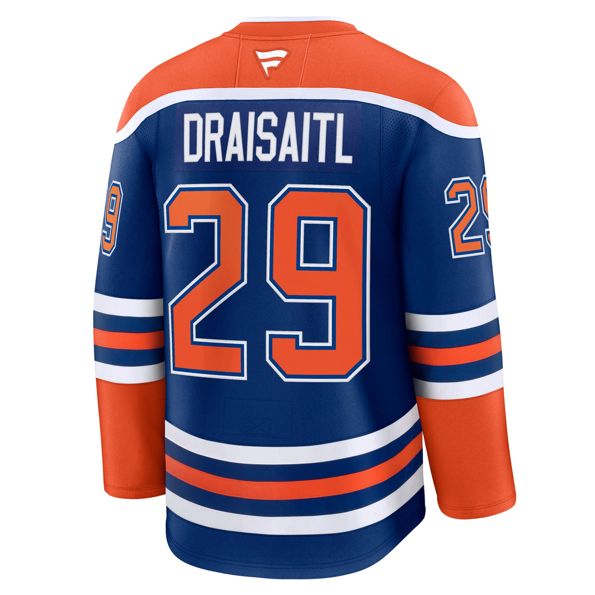 Leon Draisaitl Edmonton Oilers NHL Fanatics Branded Men Royal Blue Premium Jersey product image 1, provided for visual