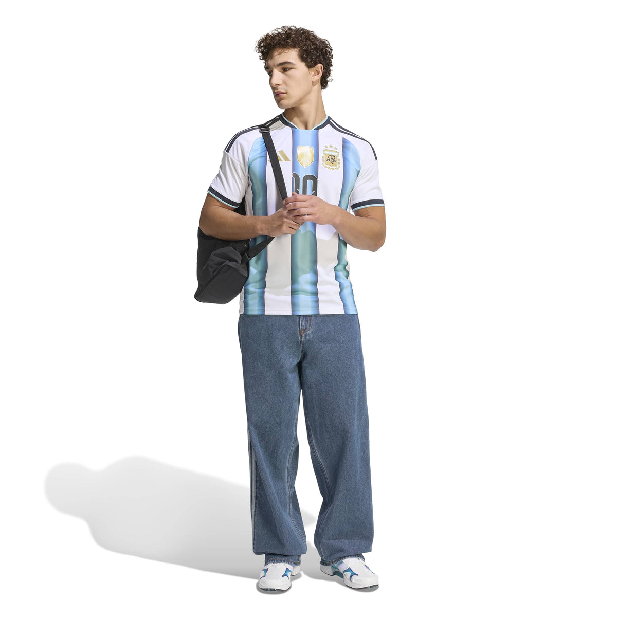 Lionel Messi Argentina National Team FIFA Adidas Men White 2026 Replica Home Jersey product image 5, provided for visual