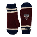 Montreal Victoire PWHL Bauer Unisex Maroon Team Mittens product image 1, provided for visual reference and product detail