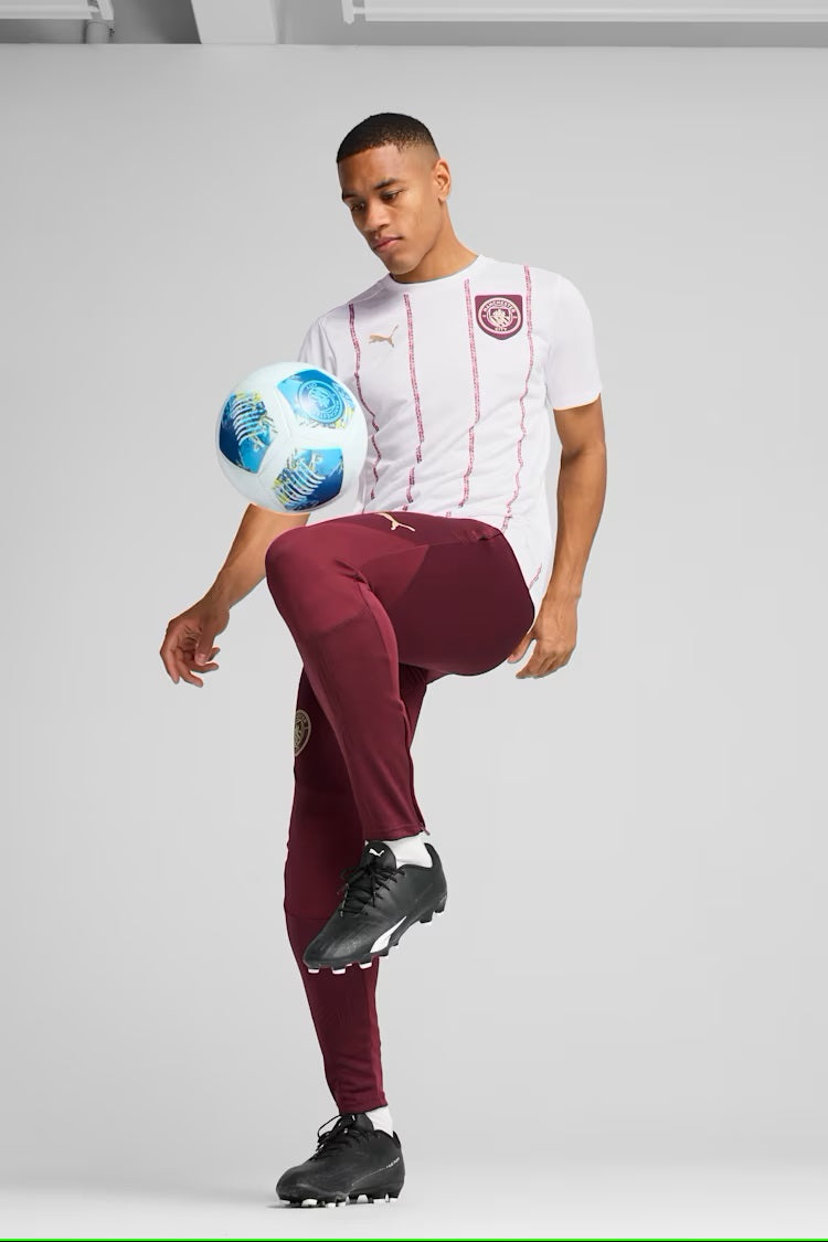 Manchester City EPL Puma Men White 2024/25 Pre-Match Jersey product image 6, provided for visual reference and product