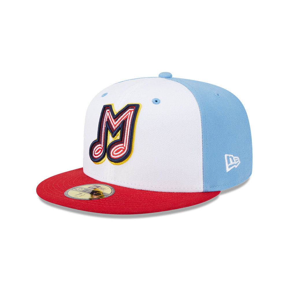 Memphis Redbirds MiLB New Era Men White/Red 59Fifty Alternate Authentic Collection Fitted Hat product image 1, provided for