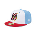 Memphis Redbirds MiLB New Era Men White/Red 59Fifty Alternate Authentic Collection Fitted Hat product image 1, provided for