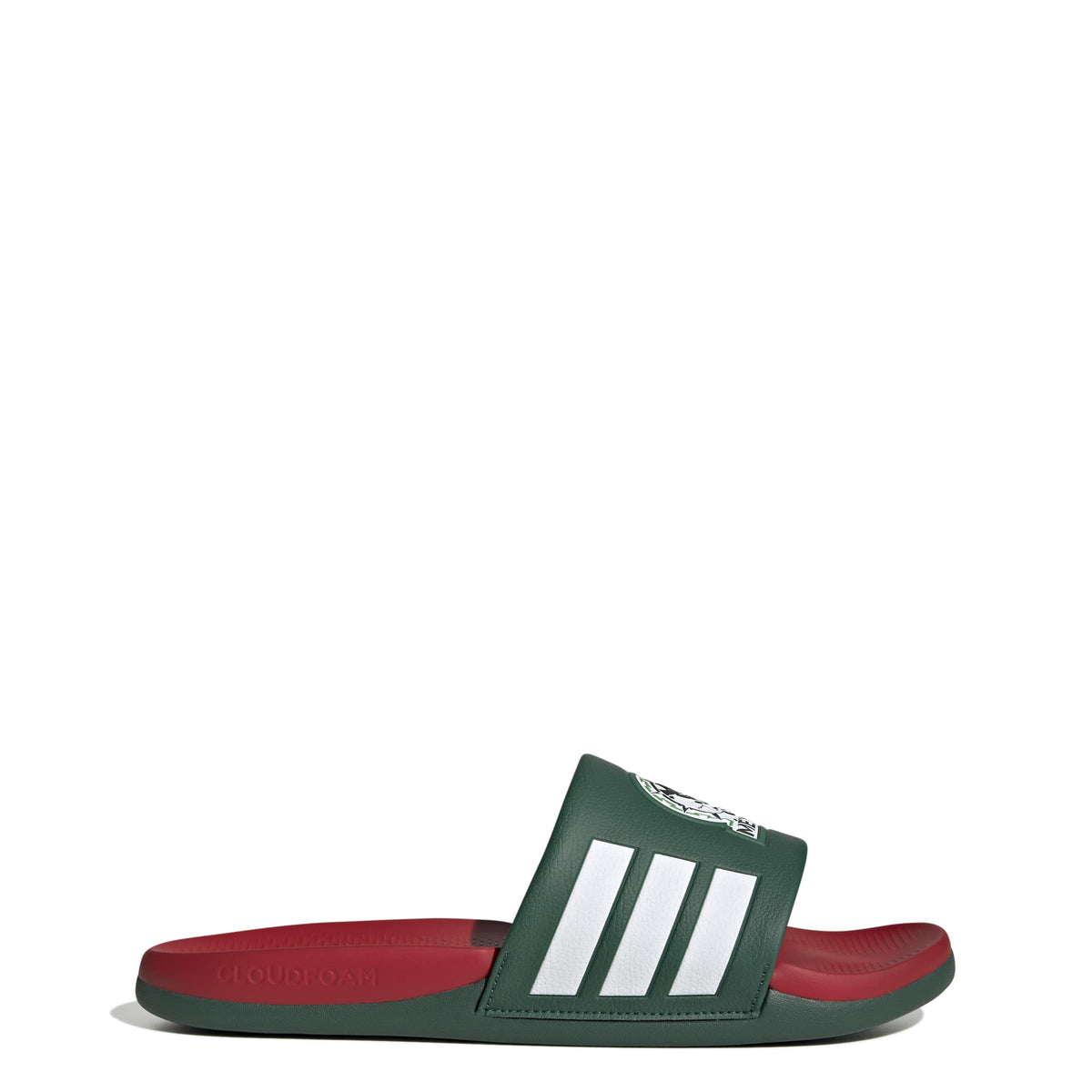 Mexico National Team FIFA Adidas Men Green Adilette Comfort Sandals product image 5, provided for visual reference and